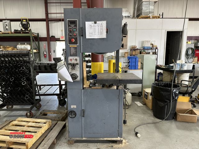 Lot 1-19100 - (1) Jet, model VBS-2012, vertical band saw, 20" throat, 20" x 23.5" tilting table, analog controls, ...