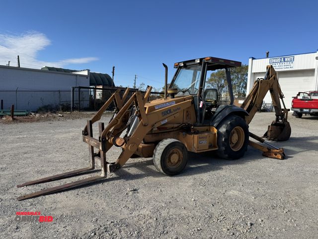Lot 1-18287 - (1) Case 580L Series II Turbo 4WD backhoe, Pin #JJ60248269, 71 HP diesel engine, open station, ROPS ...