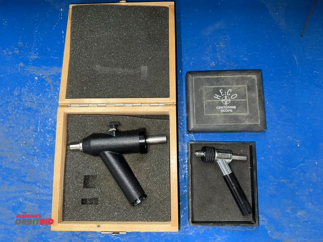 Lot 1-17712 - Lot of (2) centering scopes, 1 is 40-120-8, and the other is unknown, both include cases.