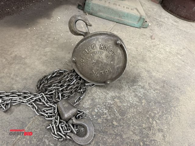 Lot 1-1760 - (1) Coffing 1/2-ton chain hoist.