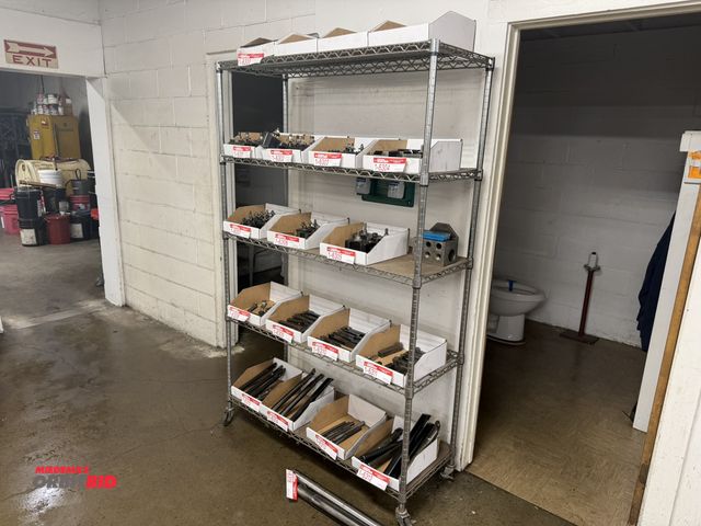 Lot 1-6317 - (1) rolling Metro style rack, 48" x 18" deep x 78" tall, does not include contents, rack only.