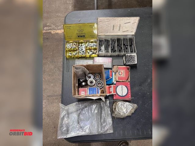 Lot 1-3605 - Bearings, Grease Fittings Set, Roll Pin Set, &amp; More