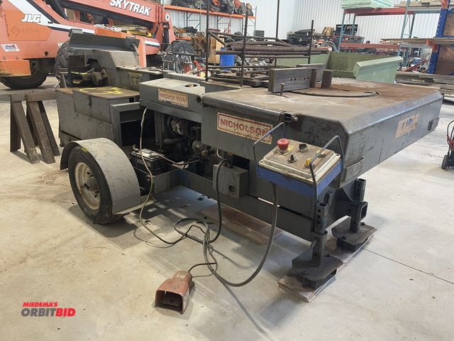 Lot 1-18815 - (1) 2006 Rod Chomper, Inc., model RCBRPD11DM, portable rebar bender, 11-bar, 25 HP diesel, steel con...