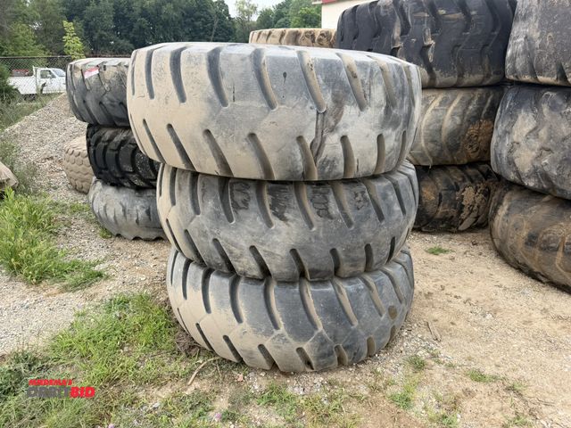 Lot 1-18276 - Lot of (3) Hercules 23.5-25 tires.