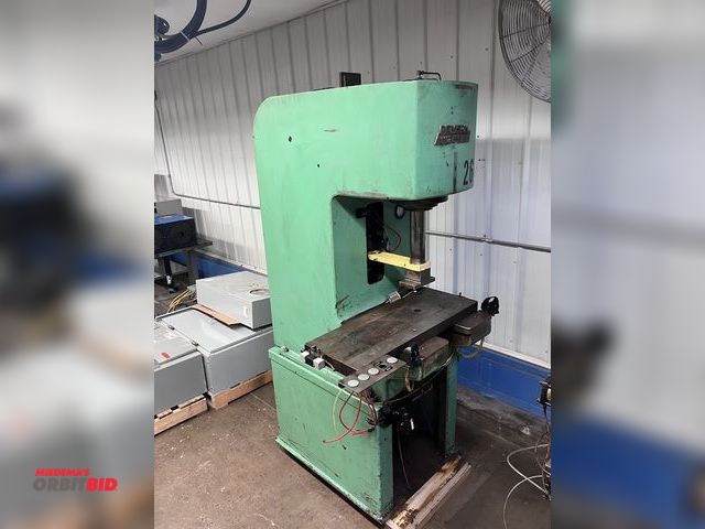 Lot 1-3639 - 12 Ton Dennison Miltipress, C Frame Hydraulic Press, Palm Button Operation #26