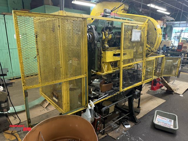 Lot 1-18636 - (1) 1974 Bliss, model 102A, 25-ton capacity OBI DC Press, 3" stroke, 110 strokes per minute, 10" shu...