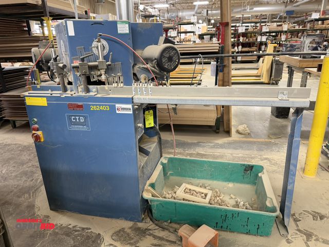 Lot 1-16126 - (1) CTD, model D45X, double miter saw, S/N 3125, with a 3725 RPM blade, and (2) 208-230/460V, 3 phas...