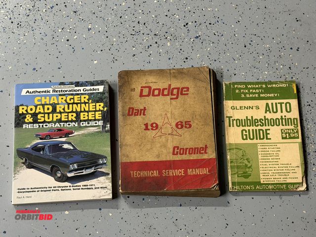 Lot 1-8311 - (1) Authentic Restoration Guide for Charger, Road Runner, and Super Bee, 1968-1971, (1) Dodge Dart 1...