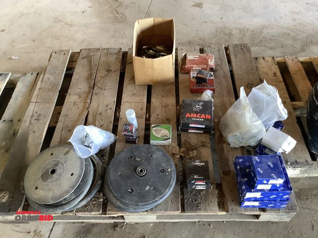 Lot 1-19058 - Lot Used Planter Closing Wheels With New Bearings, Also includes Bearings for Cultivator Rolling Bas...