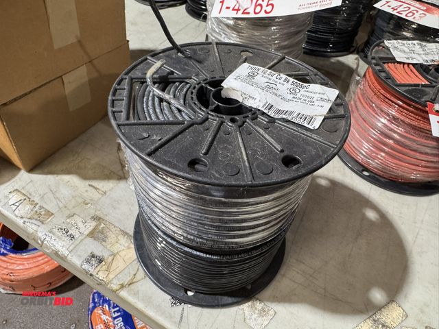Lot 1-4266 - (1) 500' spool of #10 THHN, black.
