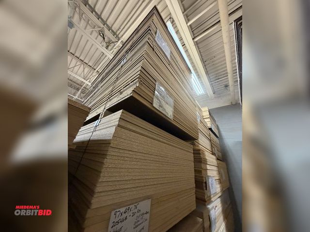 Lot 1-17667 - (5) bundles of assorted 4 x 8 sheets of wood, various species and thicknesses, quantity and species ...