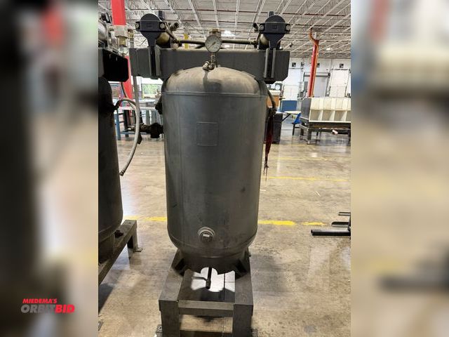 Lot 1-5152 - (1) 60 gallon capacity pressure tank with (2) attached SMC (model unknown) air pressure booster syst...