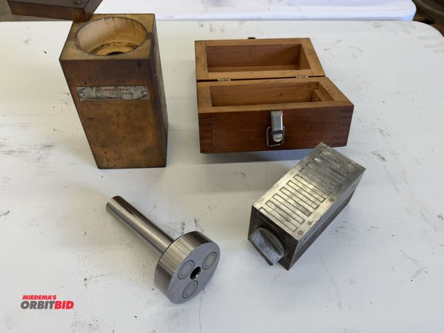 Lot 1-6214 - Lot including (1) Simco, model CM-606, cylinder MAG, and (1) Brown &amp; Sharpe 5 1/4" x 3" x 2.5" m...