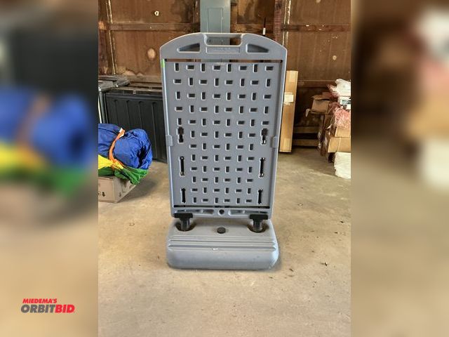 Lot 1-12525 - 1 Wind Sign II Outdoor mobile advertising sign, does have wheels