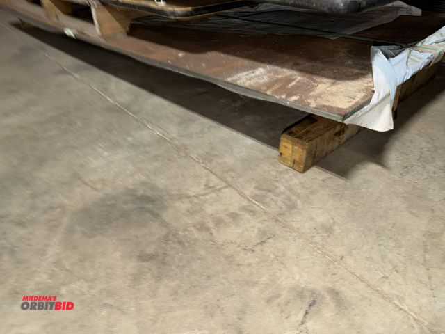 Lot 1-15094 - Lot of approx. (7) 8' long x 36 3/4" wide sheets of approx. 1/16" thick steel, grade unknown.