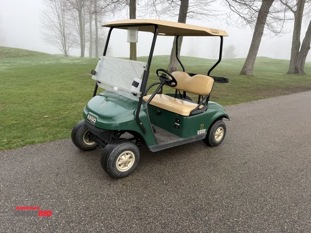 Lot 1-19376 - (1) 2014 E-Z-Go golf cart with a Kawasaki gas engine, includes canopy, ball carrier, fold-down winds...