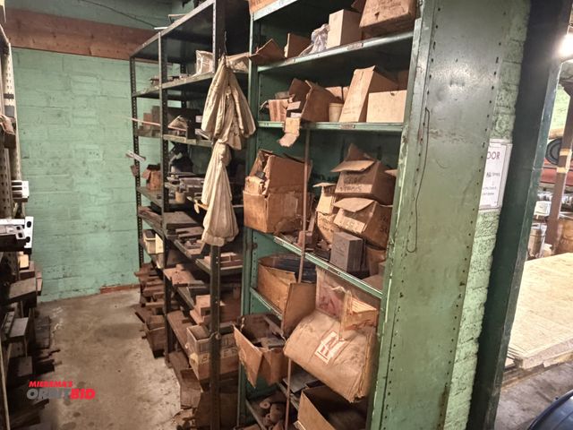 Lot 1-18596 - Lot including (1) 37" width x 84" height x 13" depth steel shelving unit with 6 adjustable shelves, ...