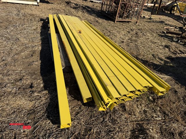 Lot 1-2940 - Lot of (17) steel beams, 10' long x 2 1/4" x 3.5".