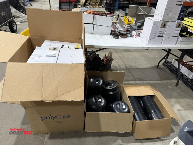 Lot 1-18564 - Large lot of assorted Petlibro automatic pet feeders and pet feeder components, most appear to be us...