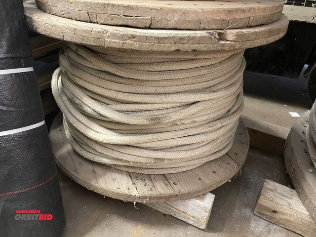 Lot 1-6183 - (1) partial spool of 3/4" braided pull rope.