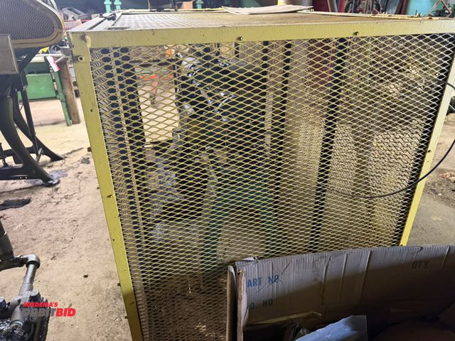 Lot 1-18491 - (1) Steel &amp; Wire Machinery Company wire straightening machine, 3 phase, includes expanded steel ...