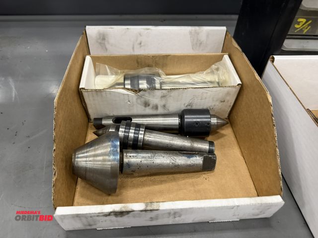 Lot 1-15244 - Lot of (4) assorted live centers.