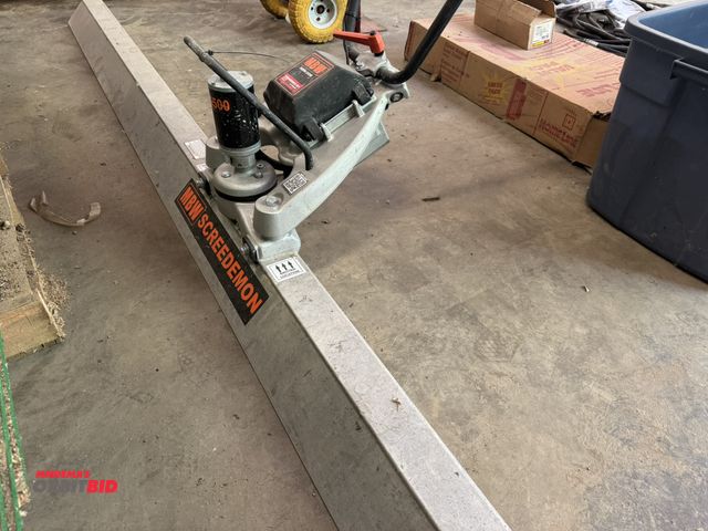 Lot 1-14228 - (1) 12' MBW Screed Demon, powered by M18 Milwaukee Lithium battery, in working condition, does not i...