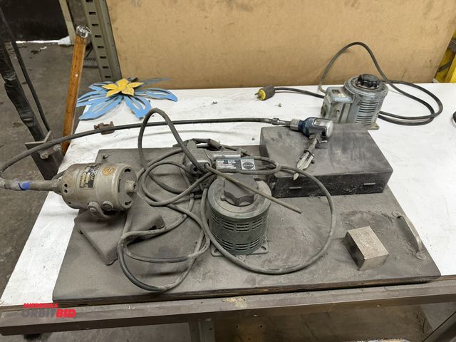Lot 1-921 - (1) Freedom, Series DD, flex shaft rotary tool  motor, with Staco variable auto transformer, Type 2P...