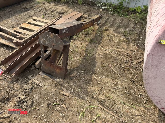 Lot 1-18314 - (1) Quick Attach jib crane attachment, 68" neck base with a Crosley WL15 hook.