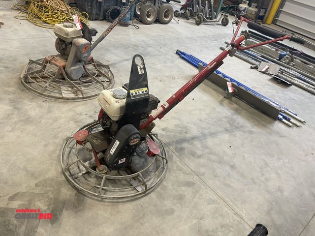 Lot 1-18839 - (1) Allen, model 430, 30" edger, gas powered trowel with Honda GX160 motor.