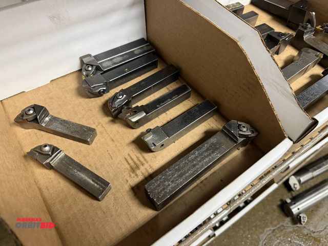 Lot 1-6308 - Lot of assorted indexable carbide insert lathe tool holders.