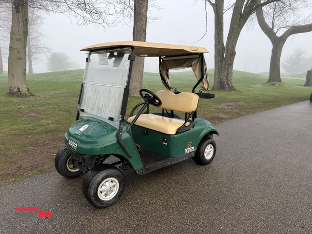 Lot 1-19357 - (1) 2017 E-Z-Go golf cart with a Kawasaki gas engine, model 625111G01, includes canopy, ball cover, ...