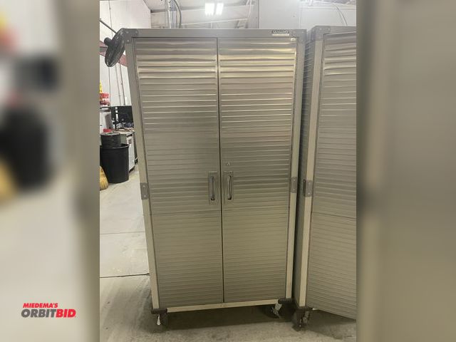 Lot 1-19317 - (1) Seville rolling Ultra HD 2-door cabinet, 36" x 18" x 72" tall, contents includes assorted screws...