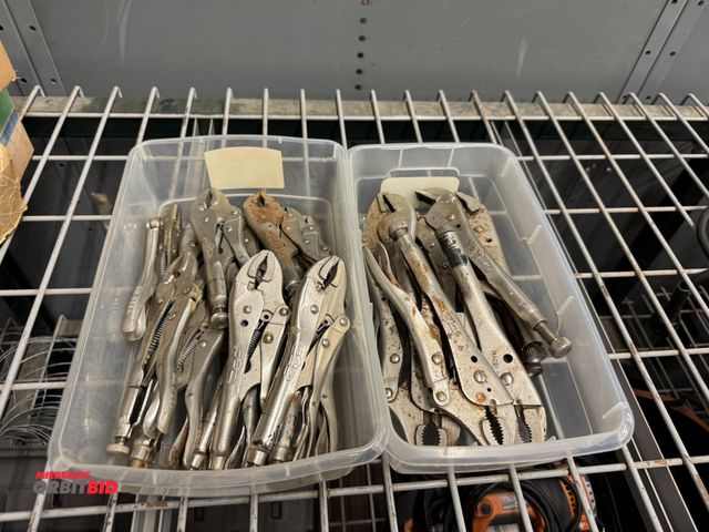 Lot 1-6431 - Lot of assorted vise grips.