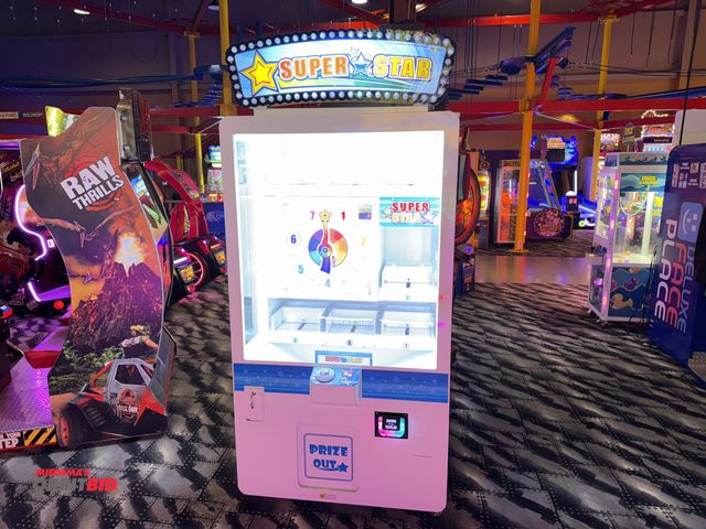 Lot 1-11209 - (1) Andamiro Super Star, product #SHS180401056-013, arcade game, (7) prize selections, LED lights, g...