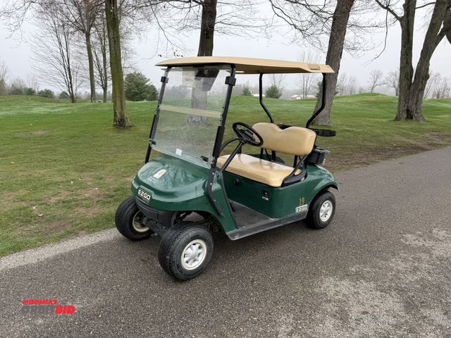 Lot 1-19406 - (1) 2015 E-Z-Go golf cart with a Kawasaki gas engine, includes club and ball washer, does not includ...