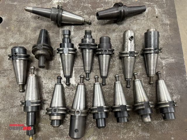 Lot 1-2058 - Lot of (16) various Cat 40 tool holders.