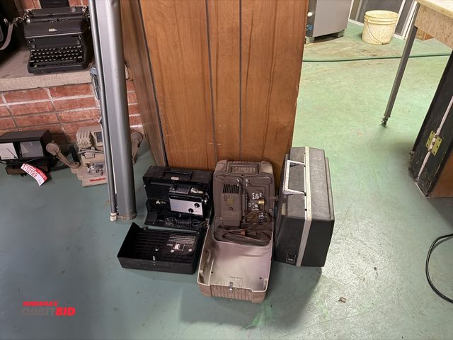 Lot 1-12190 - Lot of 3 vintage projectors, includes (1) Argus Showmaster 872, Super 8, (1) Keystone 100G, and (1) ...