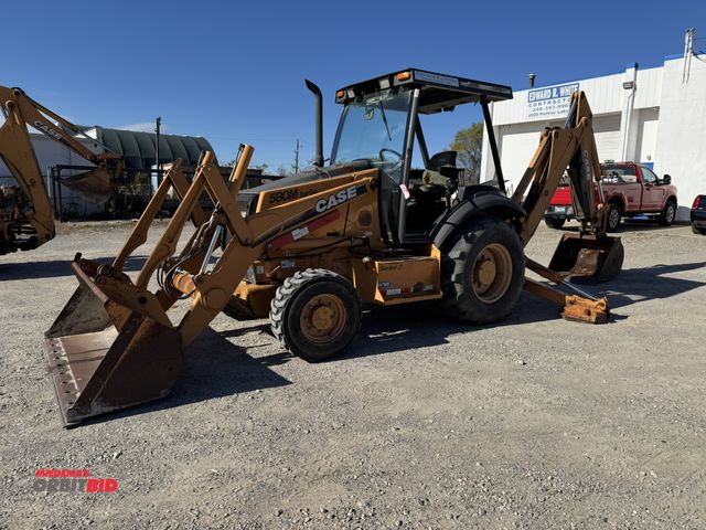 Lot 1-18284 - (1) Case 580M Series 2 Turbo 4 x 4 backhoe, Pin #N6C401479, 7961 hours showing, 4-speed Syncro Matic...