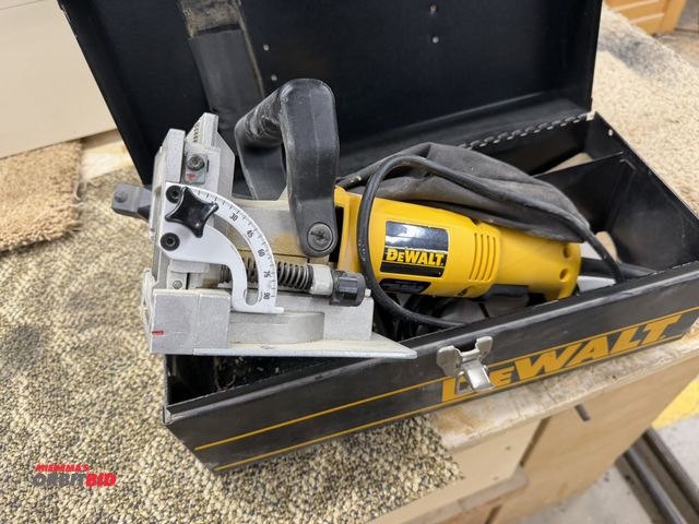 Lot 1-16600 - (1) DeWalt, DW682, plate joiner, 120V, with case.