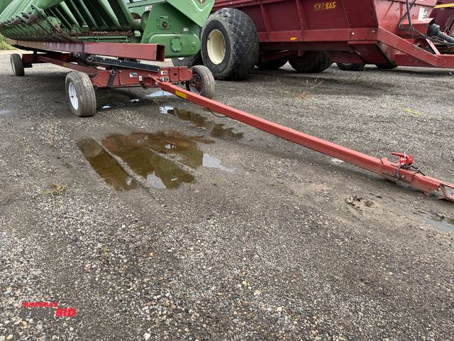 Lot 1-9870 - (1) Unverferth HT30 header cart, 30' heads, extendable tongue, 22.5x8.0-12 tires, light kit, SN ASI5...