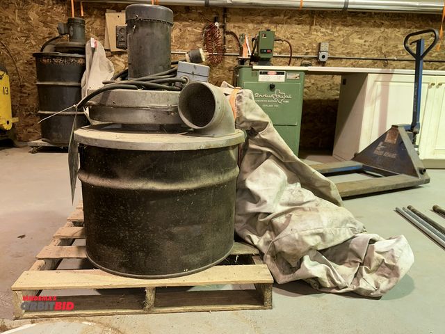 Lot 1-17527 - (1) Koehler, model DC-30, 55 gallon drum type dust collector, S/N 79677, with a 230/460V, 3 phase, 3...