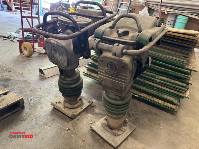 Lot 1-14224 - (1) Wacker BS600 plate compactor, 12" x 12" plate, engine pulls through and has compression, and (1)...
