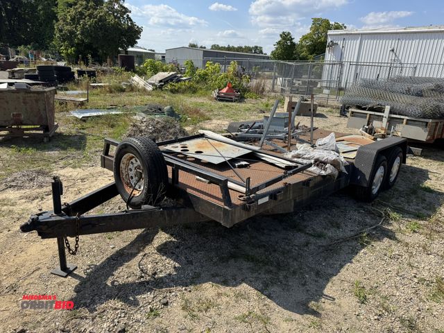Lot 1-4623 - 2005 Interstate IFB718TA3 (1) tandem axle equipment trailer, 18' x 82" wide, 9,950 lb. GVWR, steel d...