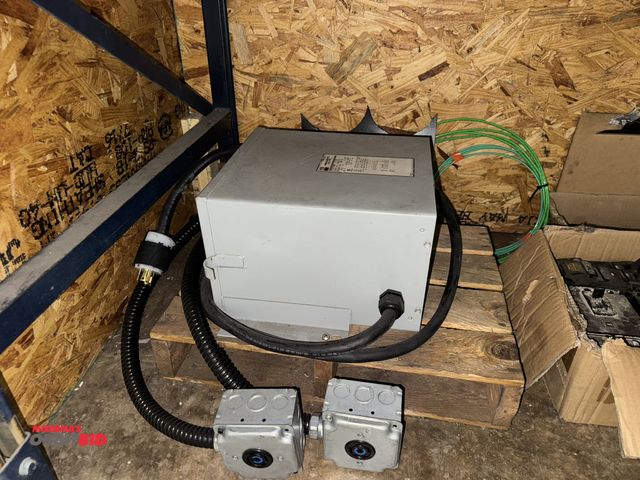 Lot 1-2162 - (1) EGS heavy duty transformer, Cat #HT1F3AS, primary voltage 480 Delta, secondary voltage 208Y/120,...