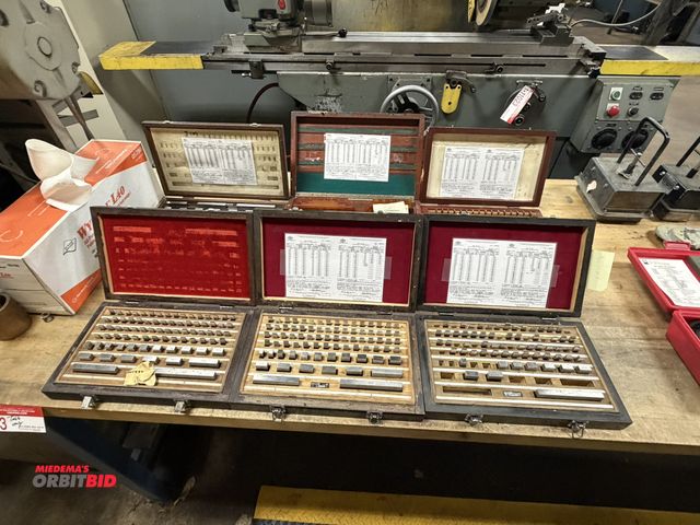 Lot 1-12494 - (6) gauge block sets, 2 are incomplete.