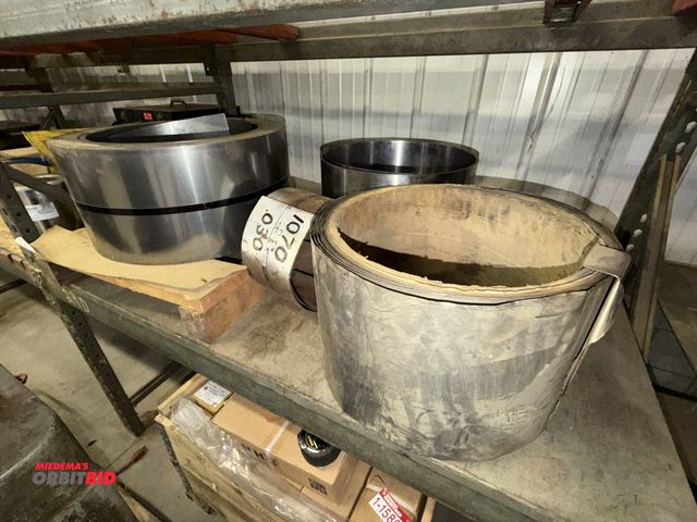 Lot 1-15870 - (4) various rolls of steel, composition unknown.