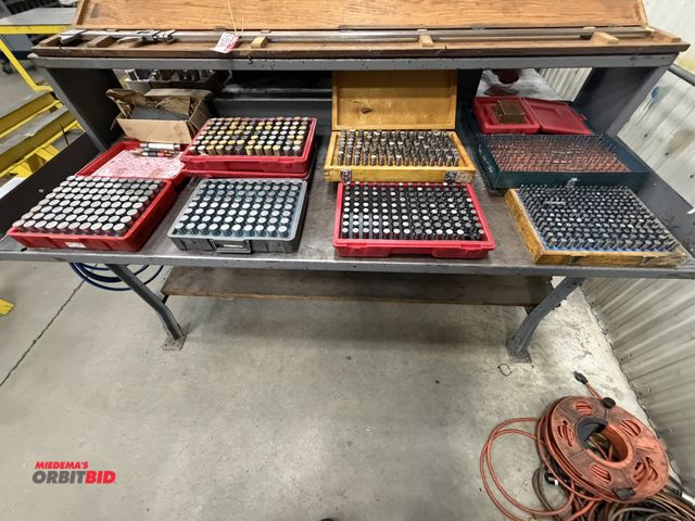 Lot 1-15147 - Large lot of assorted pin gauge sets, some are complete/some are missing, pins from .011 up to 1.00,...