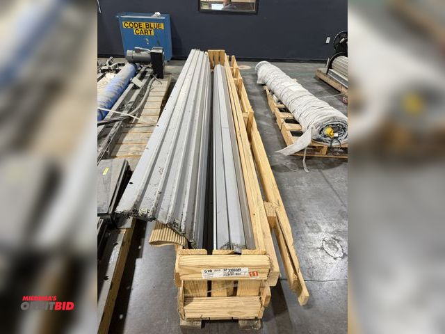 Lot 1-5641 - (1) Roll up curtain type door, door only/no track, approx. 149" wide.