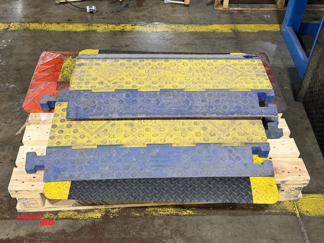 Lot 1-5378 - Lot including (2) 36", and (1) 48" Truktrak wire protection mats, and (1) approx. 36" x 36" rubber m...